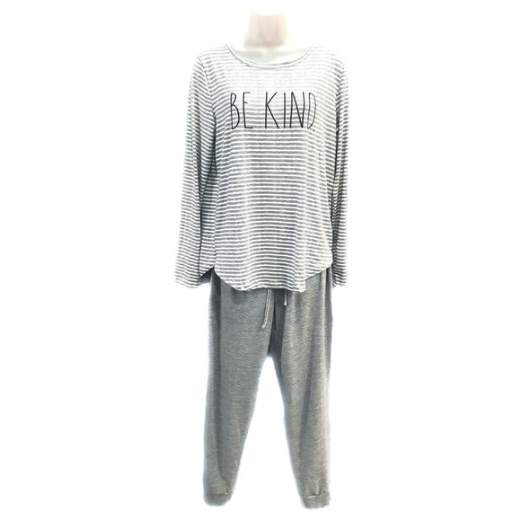 Rae Dunn BE KIND Jogger Comfy Sleepwear Set - Picture 3 of 7